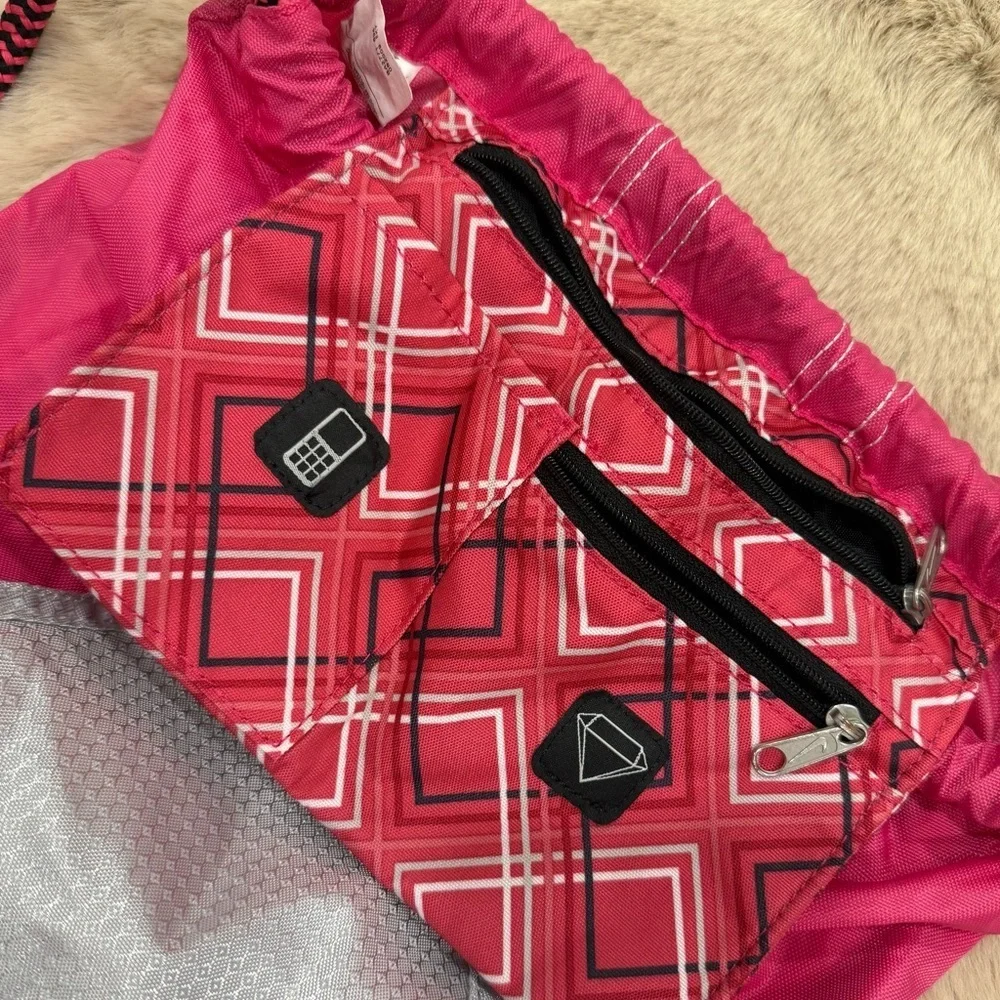 Nike Drawstring Bag OS Pink Silver Black